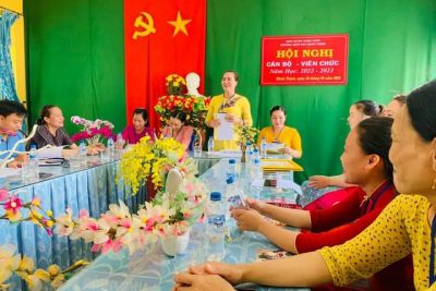 Hội nghị năm học 2022 – 2023 ❤️ Chúc trường Mầm non Hành Thịnh 1  năm gặt hái nhiều thành công và có nhiều thắng lợi mới ❤️❤️